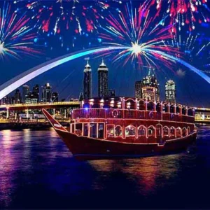 New Year's Eve Basic Dubai Canal Cruise (Burj Khalifa Firework's)